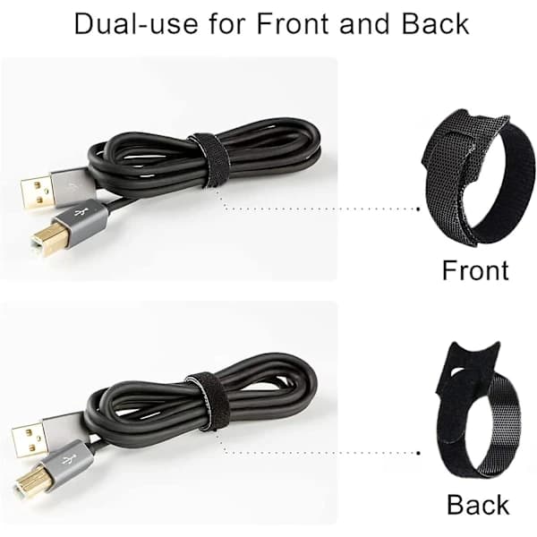 /EA/Kabelbindere [100 stk], Kabelbånd, Genanvendelige Kabelbindere, Kabel Ti