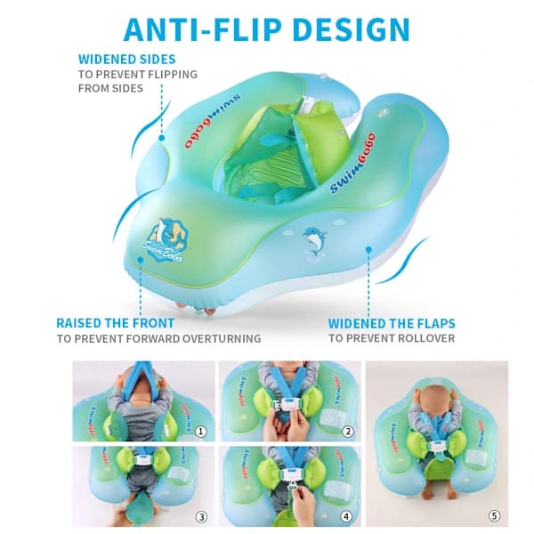 /EA/Baby flydevest, baby pool sæde baby flydevest børn oppustelig flydevest baby fl