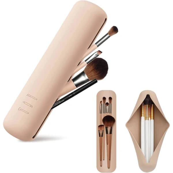 /EA/Skjønnhetssminkebørsteholder. Silikon Makeup Organizer for Make