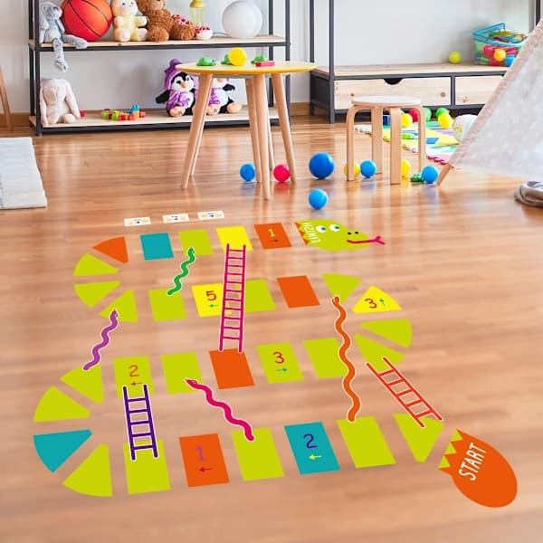 /EA/Tecknad Orm Engelska Interaktivt Spel Golvdekal Barn R