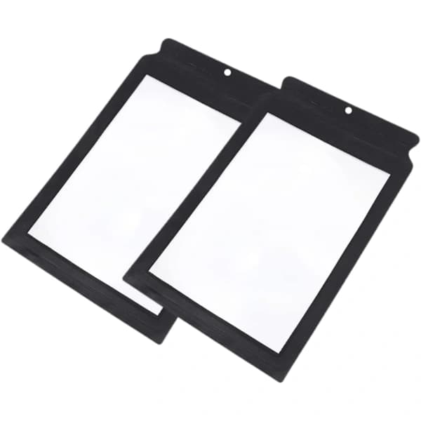 /EA/Stor 3X helsidesförstoringsglas med ram och kortformat för läsning