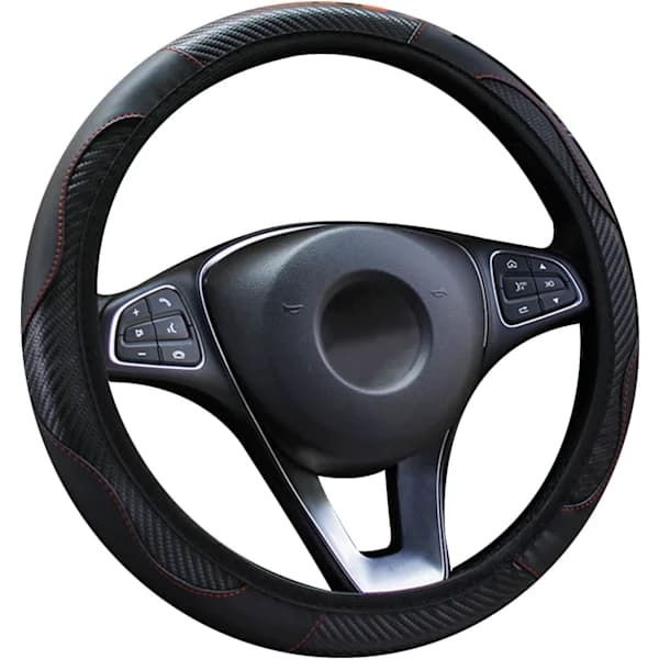 /EA/Ratdæksel i kulfiber til rat, skridsikkert