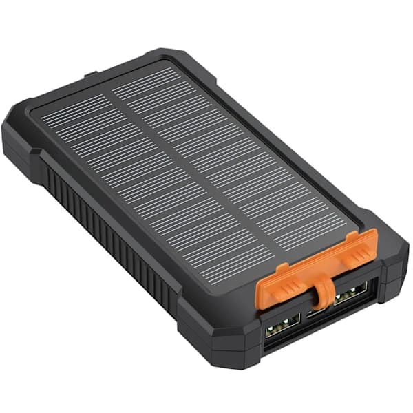 /EA/Solcelle-Powerbank 10.000mAh 2xUSB-A + USB-C ind/ud 12W