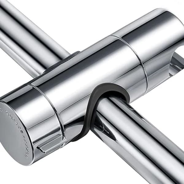 /EA/##/Erstatningsholder til brusehoved Justerbar til Dia. Glidestang 18-25 mm forkromet##/