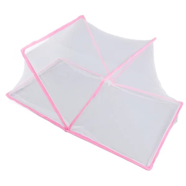 /EA/Myggnätstält Fällbart Bärbart Ventilera Sommarsovrum Nättält för Baby Barn Studenter Rosa