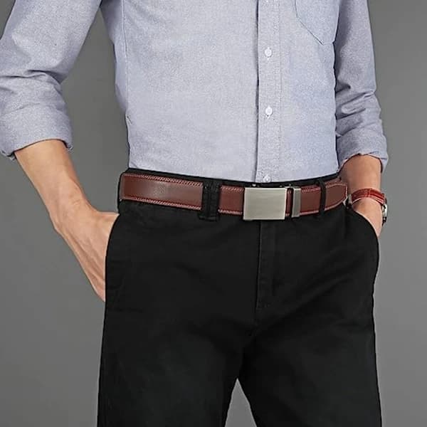 /EA/##/Herrearmbånd, bredde 3,5 cm (brun)##/
