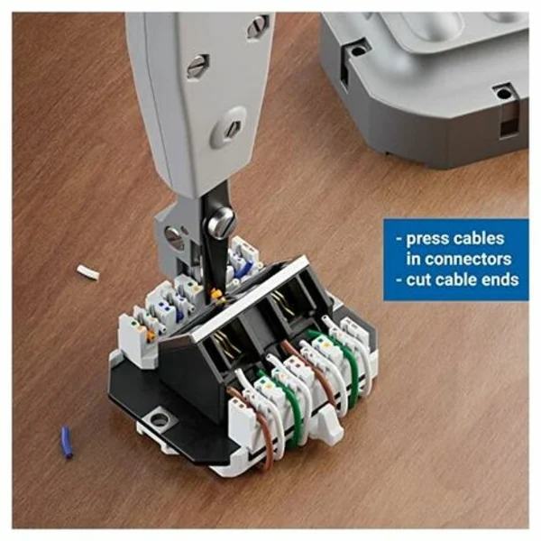 /EA/værktøjsværktøj værktøjsværktøj netværksværktøj netværksstik patchpanel patchpanel netværkskabel enkel grå