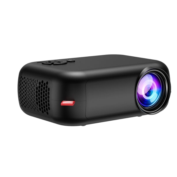 Bärbar projektor 1080P LED Mini Hemmabio Bioprojektor Multimedia Europeisk kontakt