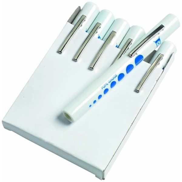 /EA/Timesco Engångspenna med pupillmätare, 6-pack