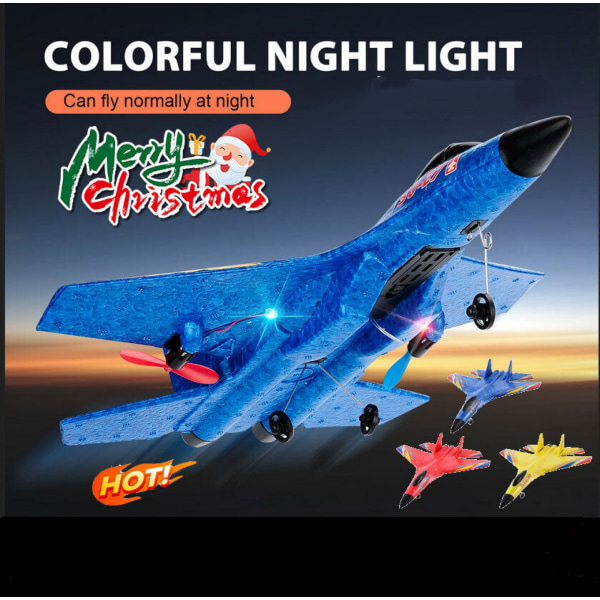 Gravity Glider, Gravity Glider, Glider fly til børn, Rc Airplane julegave Blå