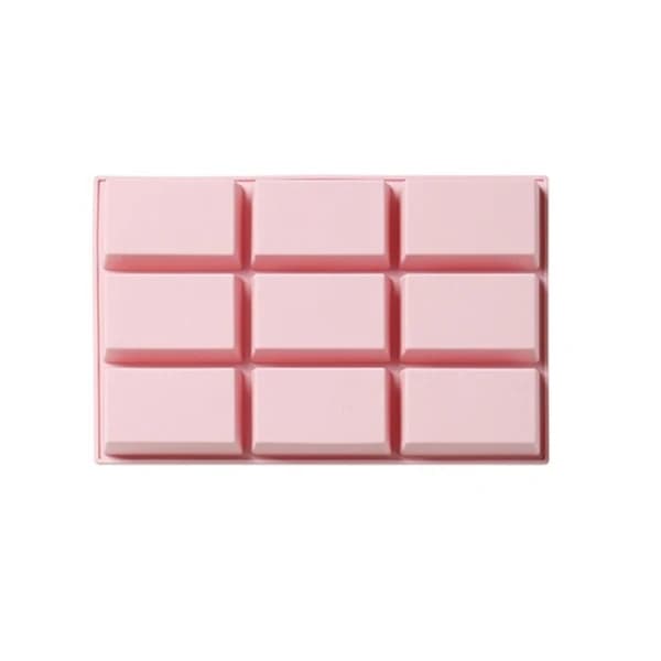 /EA/Rektangulär Brownieform Kakform Bakform ROSA Rosa