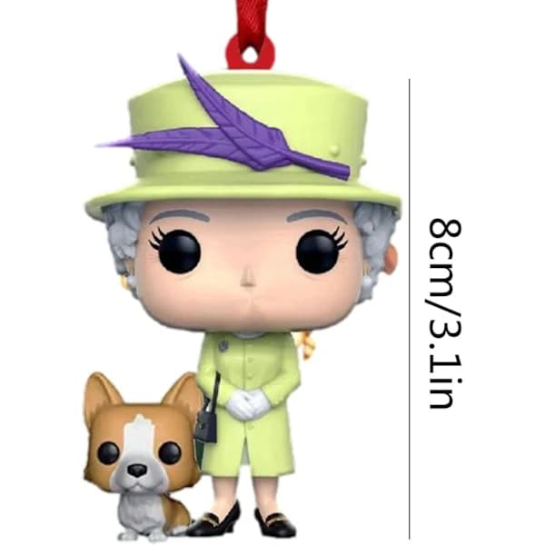 /EA/Dronningens juletræsvedhæng, Elizabeth II Queens og Corg