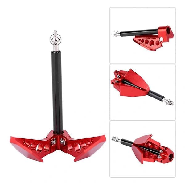 /EA/2x Metall Universal Kraftig Rc Bil Vinschankare, Fällbar-max