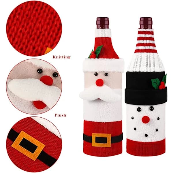 /EA/Jultomte Vinflaskset, 2 st Jultomte Vinflaskset, Ha