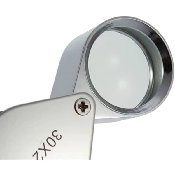 /EA/2 stk. Juvelerlupe - 30x 21mm Glasforstørrelsesglas