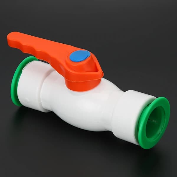 /EA/PPR Plast Vattenrör Snabbkoppling Kulventilkopplingar Enkel Cool Kran Munstycke ValveQuick Kulventil 20
