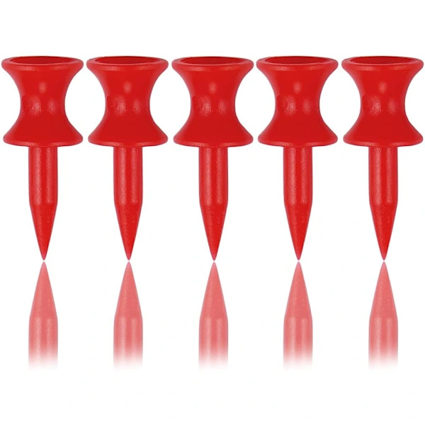/EA/100-pack 32 mm röda golftees i plast