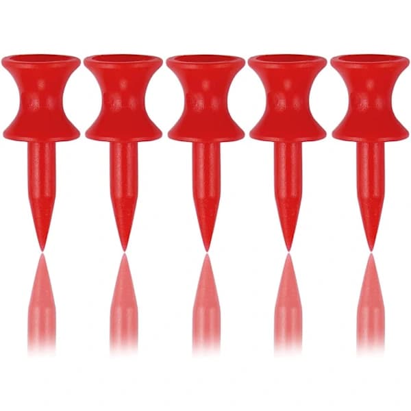 /EA/100-pak 32 mm røde plastgolftees