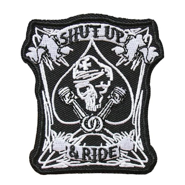 /EA/Broderilapp, (Skalle/Punk) 16 ST Patch-dekal