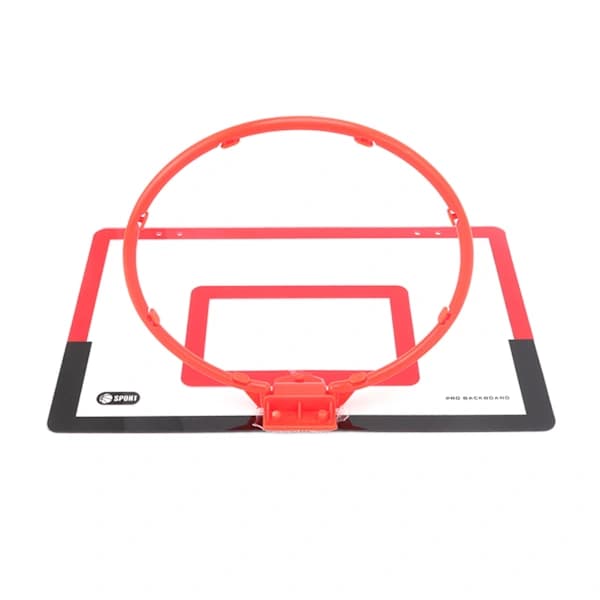 Mini basketkorg set hålfri montering studsdesign röd svart inomhus förälder barn interaktion basketleksak