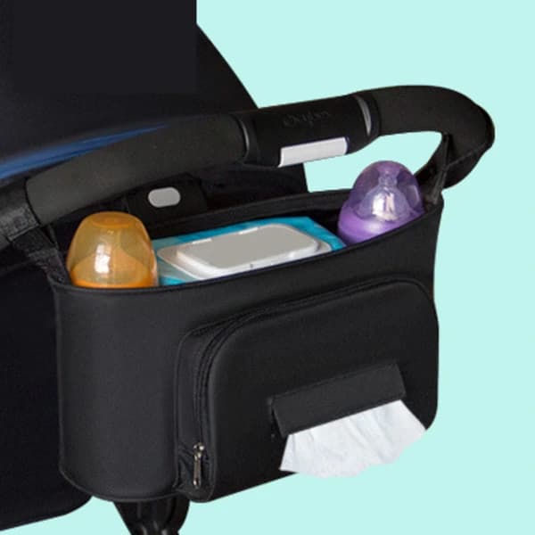 /EA/Barnevognsveske Organizer Veske Solid Farge Mama Vogn Buggy Pram