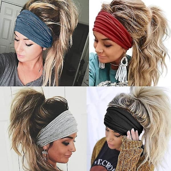 /EA/6-pak Spandex Dreadlocks-rør Unisex Stretch Dreadlocks Bånd Åben Ende Elastisk Hårbeskyttelse