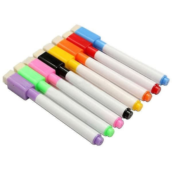 White Board Markers Whiteboard Mark Magnetic Markers Penne Pen Tørt viskelæder
