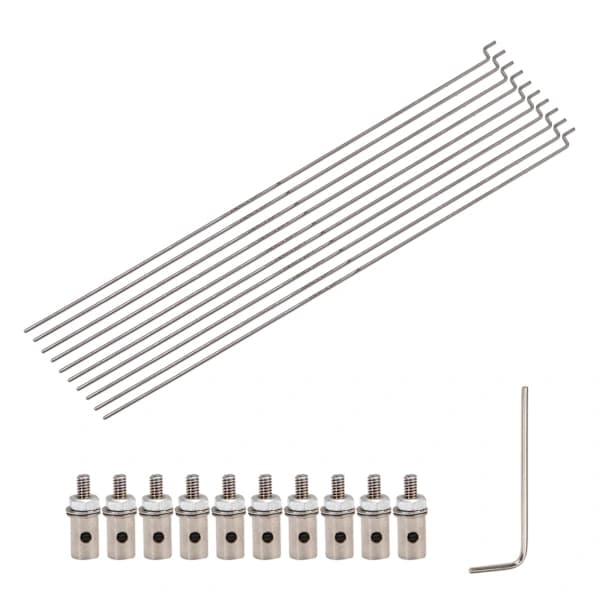 /EA/10 Stycken RC Flygplan Båt Dragstång med Länkage Stopp Servo Anslutningar