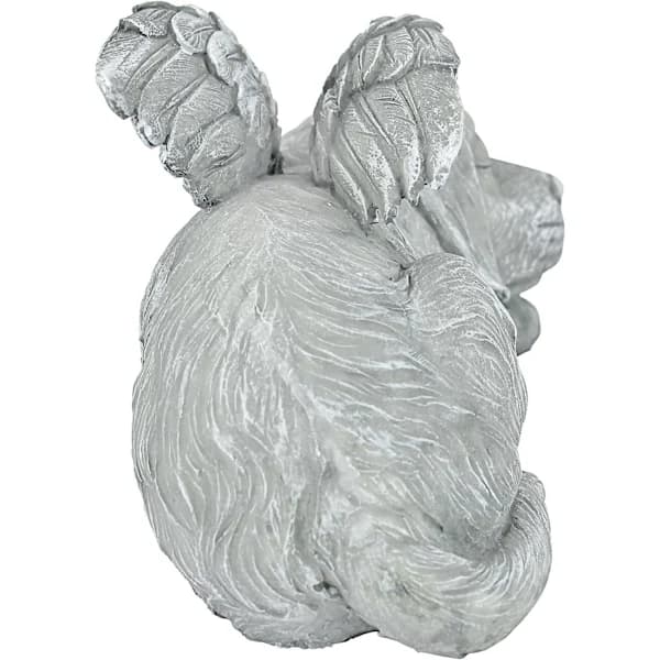 /EA/Design Toscano Mindesmærke Engel Hund Æresstatue Gravsten,
