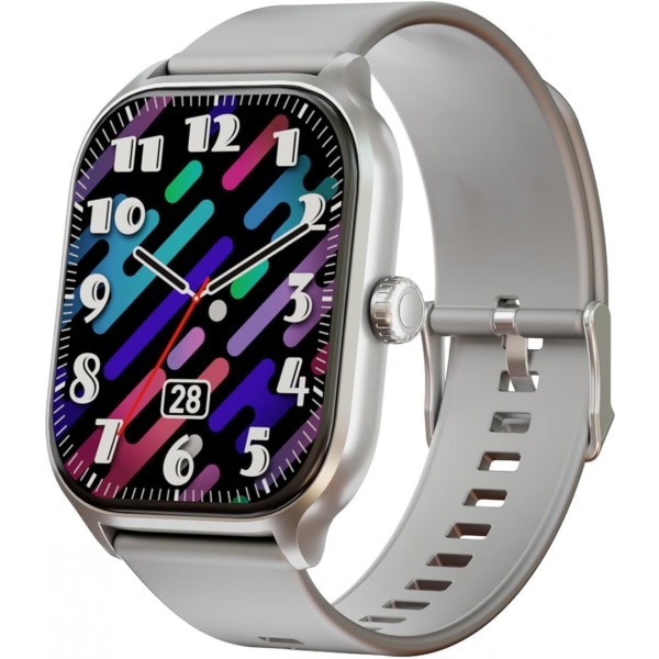 Smart watch för män och kvinnor - bästa erbjudanden idag Den nyaste smartklockan vattentät watch 2.01 stor skärm Avancerade Bluetooth samtalsfunktioner och överskott black