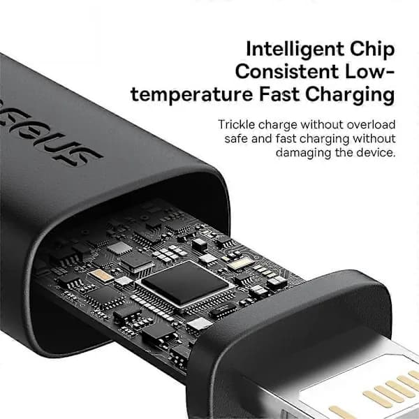 /EA/BASEUS uusi Cafule-sarja 2.4A pikalatausdatakaapeli USB - iP datakaapeli pituus: 2m (punainen ja musta)