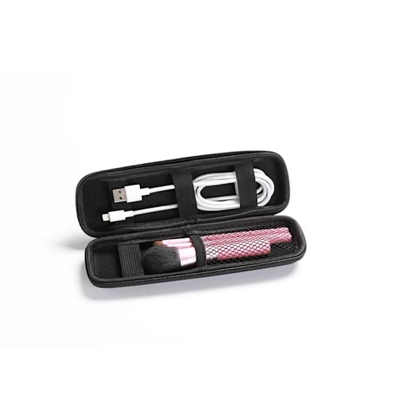 /EA/Sort prikket penalhus penalhus penalhus, 20cm × 6c
