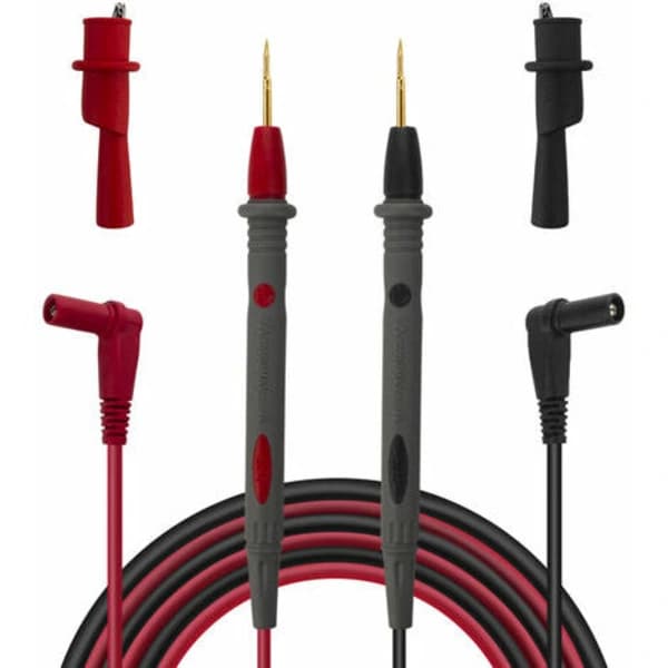 /EA/Elektroniska testprober, med krokodilklämmor, 20 A, 1000 V