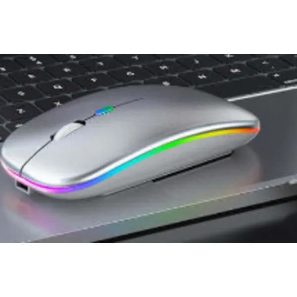 /EA/Vit mus, 2,4g, trådlös Bluetooth-mus med typ-C-kontakt,