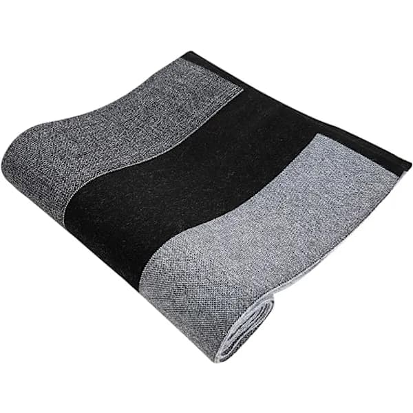 /EA/Merinoullscarf för män, lång vinterhalsduk med presentförpackning
