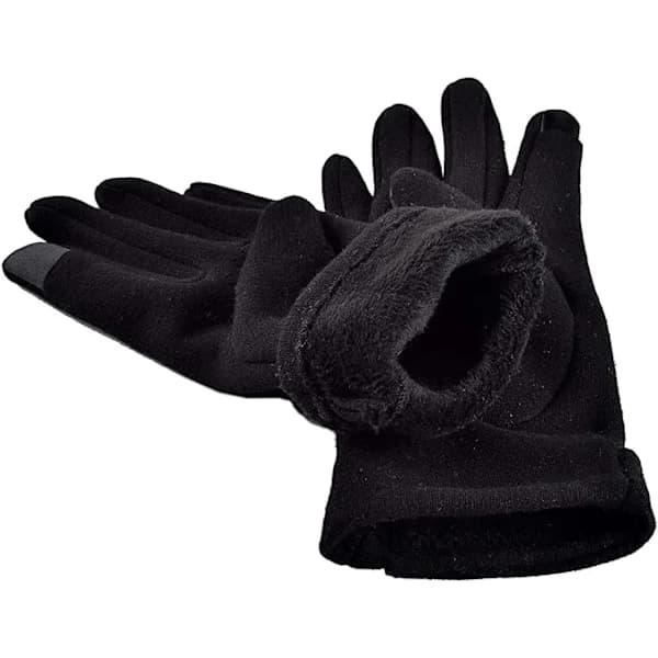 /EA/Vinröda damhandskar för vinter, varma, pekskärm, vindtäta