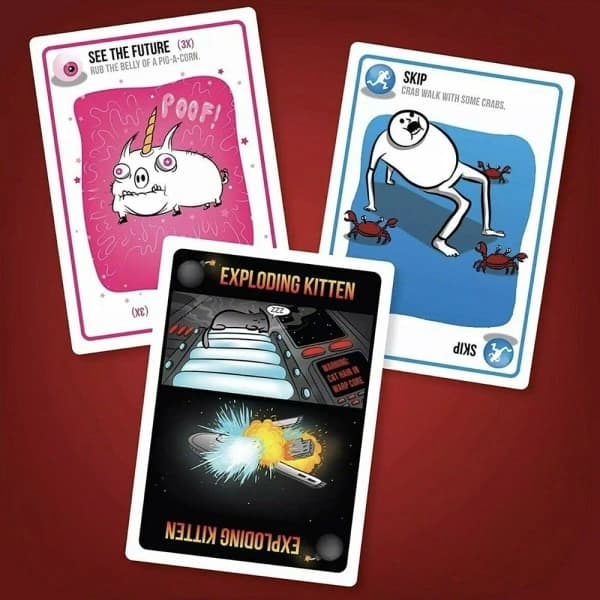 Exploding Kittens Kortspil Familie Spil Festspil