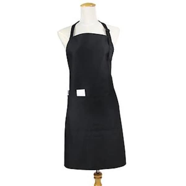 /EA/Matlagningsförkläde Kock Kvinnor Män Förkläde Antifouling Enfärgad Polyester Bomull Kvalitet (Mörkgrön)