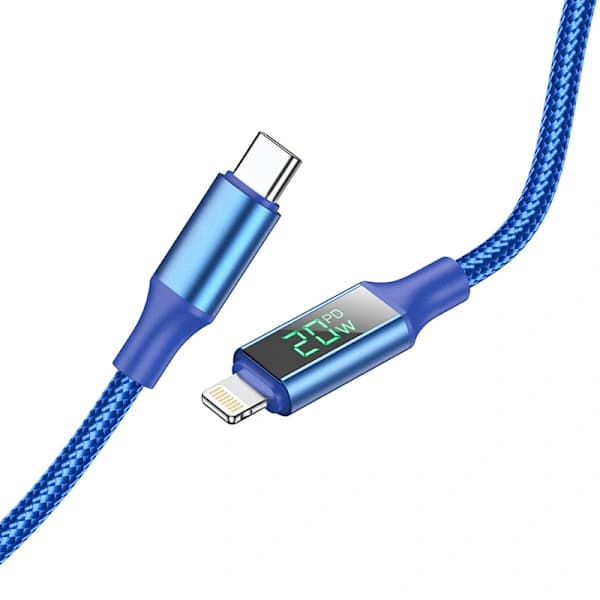 /EA/Borofone BU32 skjermdisplay PD ladekabel egnet