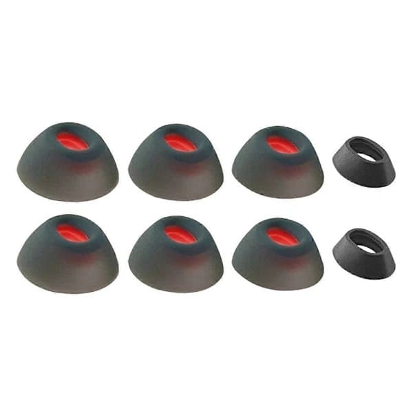 /EA/8 stk. silikone ørepropper høretelefoner til Tune Flex Bluetooth-kompatible in-ear høretelefoner erstatning superbløde ørepropper A sort orange