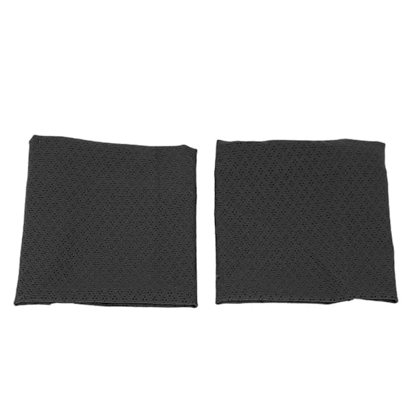 /EA/2 stk. Åndbare Ice Silk Armbånd - Unisex, Svedabsorberende, Elastiske til Sport, Sort