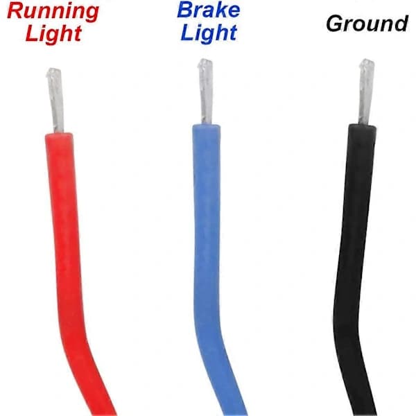 /EA/Baglygte Bageste Kørebremselys LED Passer til Harley Touring 1999-2008 Softail 2003-2017