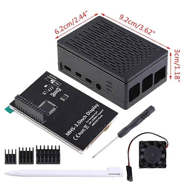 /EA/Raspberry Pi 4 Touchskærm, 4 tommer 60+fps 800x480 Opløsning Raspberry Pi