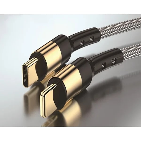 /EA/Ladekabel iPhone 2 Meter GULD Ekstra Stærk