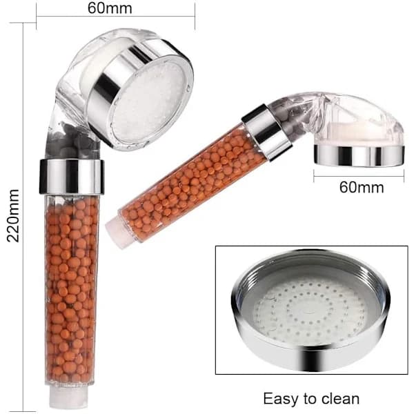 /EA/ Dusjhode, 7 farger LED-skiftende, baderomsspa LED-dusjhode -