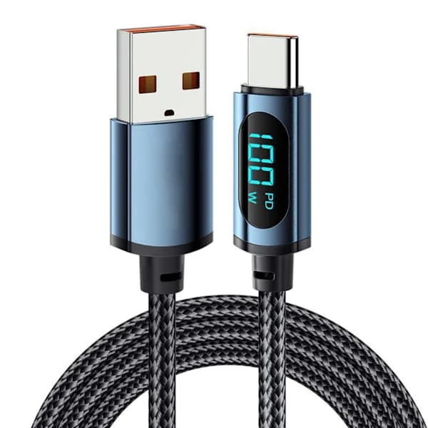/EA/ Lynhurtig datakabel i aluminiumslegering USB-datakabel i nylonvæv til bærbar computer, tablet og telefon 20 W
