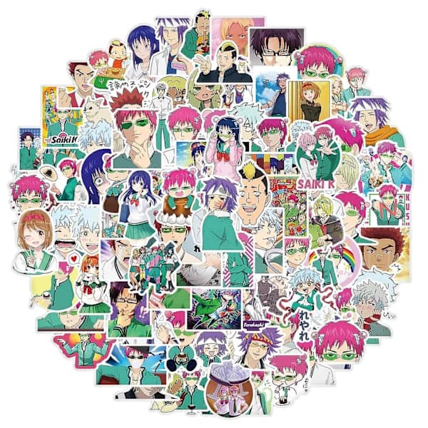 Megapaketti tarroja - Kusuo Saiki
