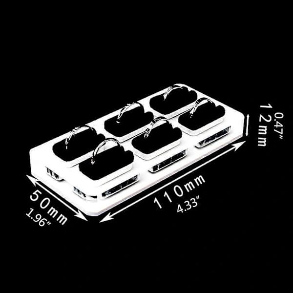 /EA/Kosmetik Ringe Displaystativ Pad Halskæde Ornament Stud Holder Rack