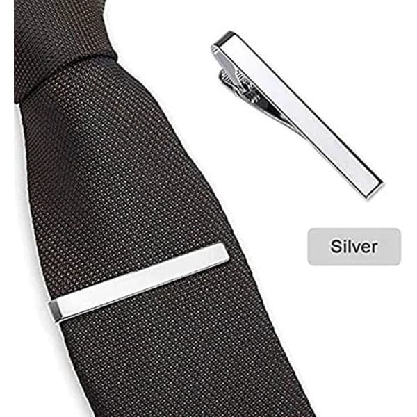 /EA/ 3-delat slipsnålsset, guld silver herr slipsnål