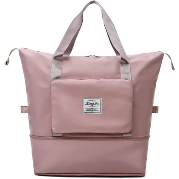 /EA/(Sakura pulver) Koffert, stor kapasitet, sammenleggbar reiseveske, tørr W
